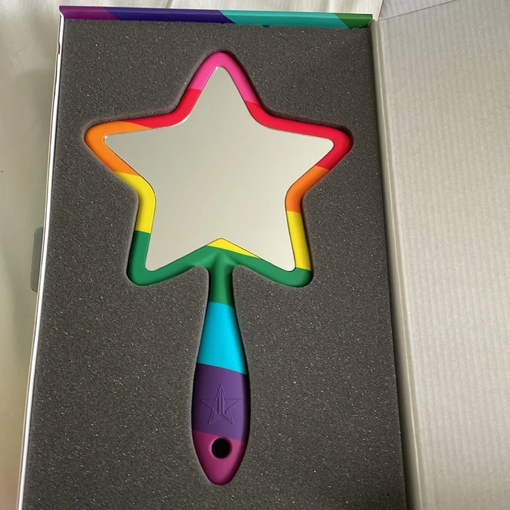 Jeffree Star mirror - rainbow soft touch